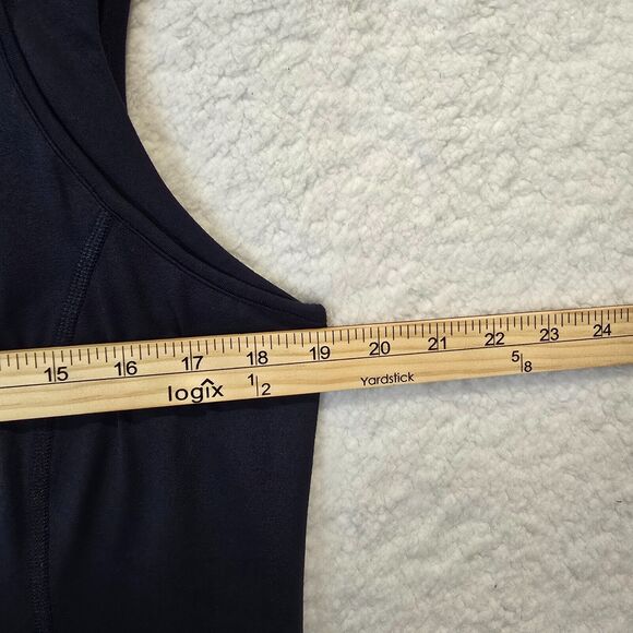 J Jill Fit Dress M Navy Blue Sleeveless Sport Tennis Pockets Stretchy Minimalist - Picture 7 of 10